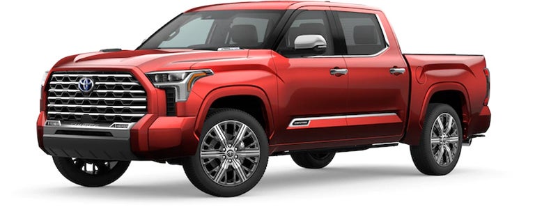 2022 Toyota Tundra Capstone in Supersonic Red | Greenway Toyota of The Shoals in Tuscumbia AL