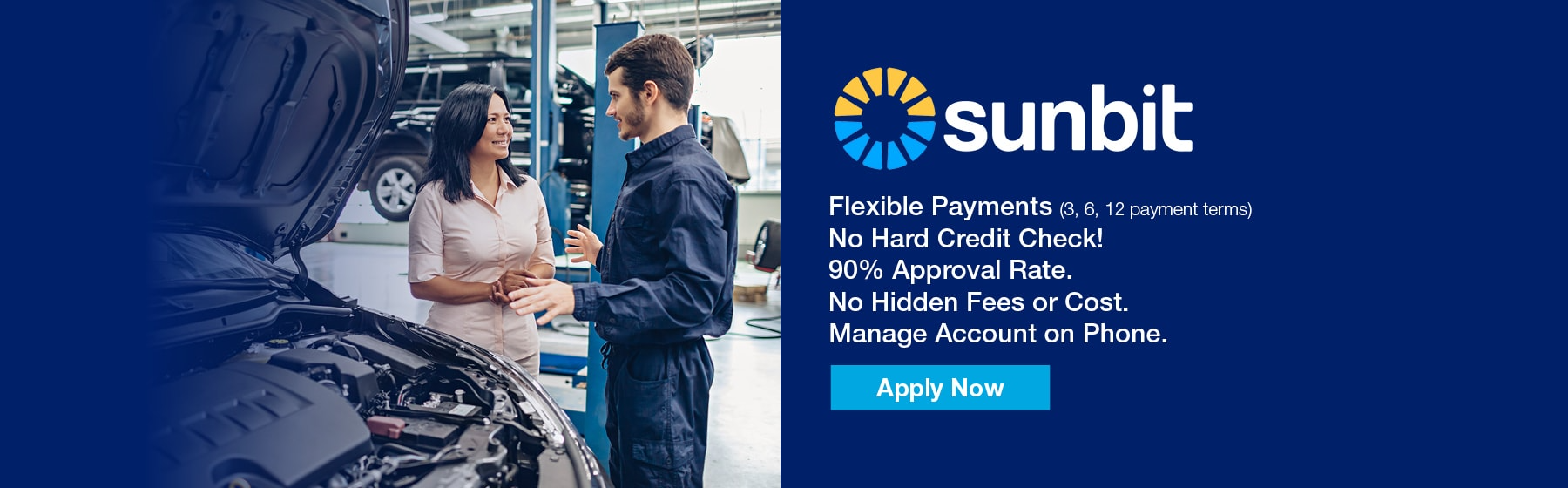 Sunbit Service and Parts Financing in Greenway Toyota of The Shoals